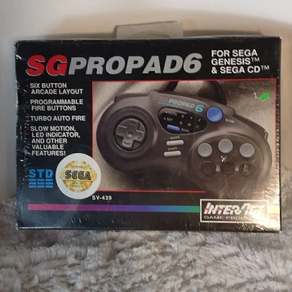 New Factory Sealed Sega Genesis SG Propad6 SV-439